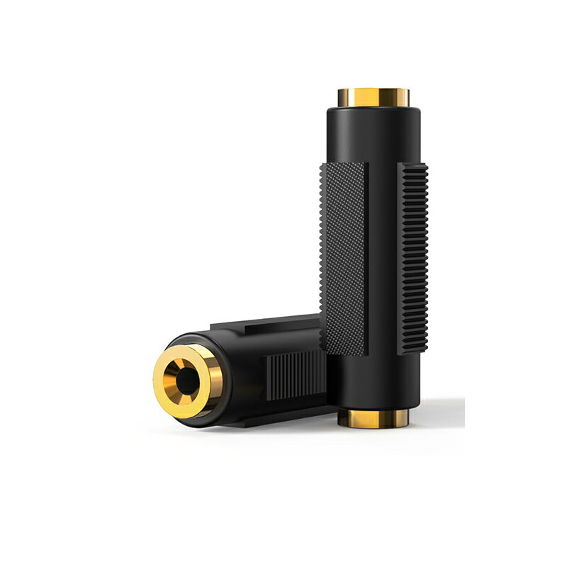 金メッキ 3.5 ダブル オーディオ ステレオ マザーツーマザー 3.5mm メス - メス アダプター 3.5 メス -..