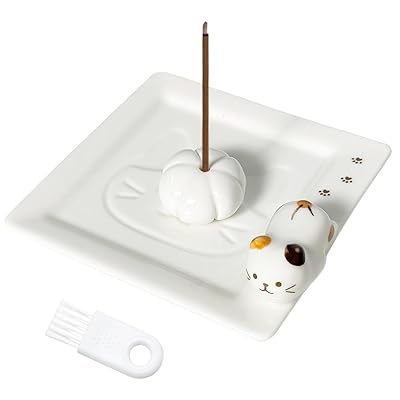 お香立て 線香立て 猫 皿 かわいい アロマ インテリア 猫香炉 お香 線香炉 リラックス 立体猫