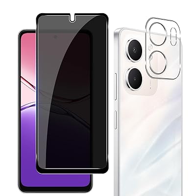 【1+1枚セット】For OPPO A5X フィルム 覗き見防止 強化ガラス プライバシー保護 耐衝撃 指紋防