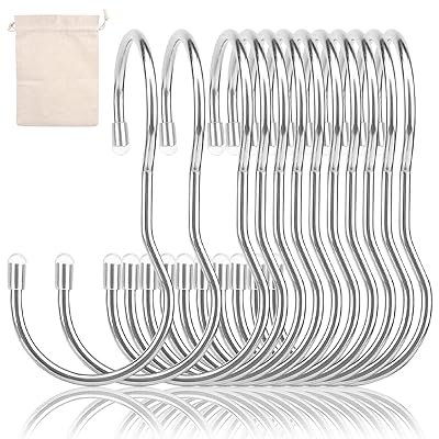 ハンドバッグハンガーオーガナイザー メタルSフック 収納バッグ付き 財布ハンガー バッグフ