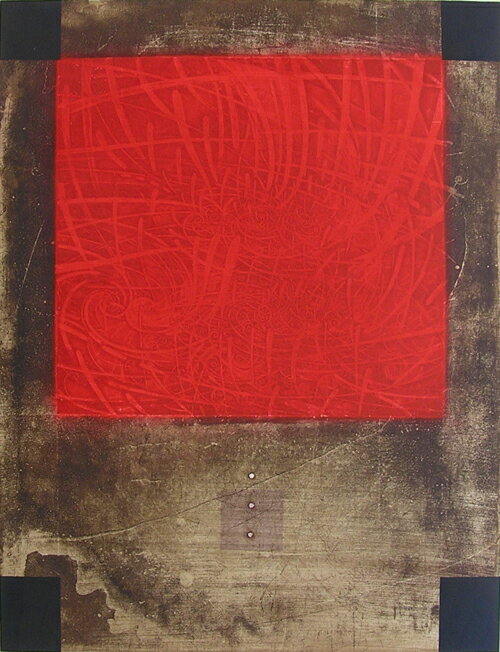 版画/銅版画 林孝彦 根を孕む風-記憶の彼岸 現代アート 抽象 送料無料