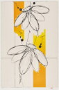 版画/リトグラフ・ドライポイント 鳴海伸一 silent floral 現代アート 抽象 送料無料
