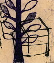版画/銅版画 原陽子 家-6 現代アート 抽象 送料無料
