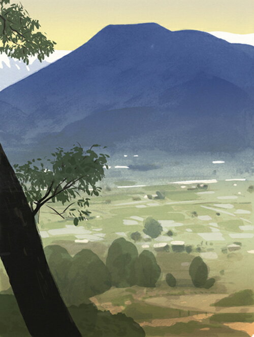 版画/シルクスクリーン 福本吉秀 蒼風 現代アート 抽象 送料無料