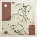 版画/ドライポイント・コラージュ(箔・和紙) 鳴海伸一 幸華・空につづく(赤) 現代アート 抽象 送料無料