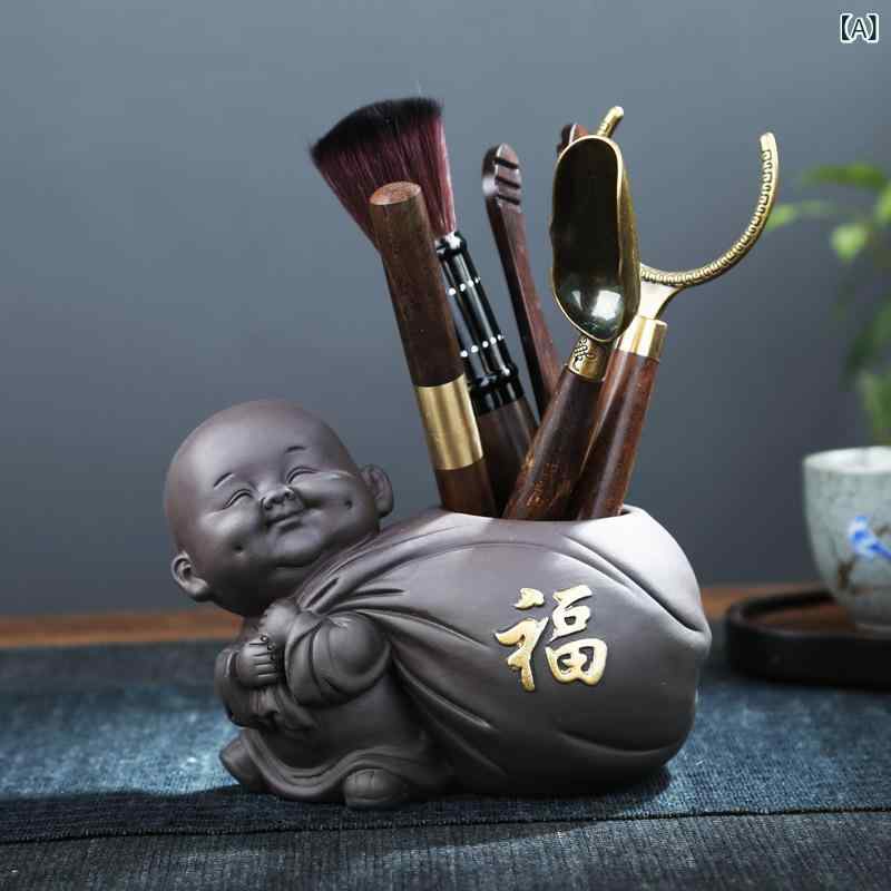 乐天商城 - 茶道具 茶道六君子セット 紫砂 茶器 中国式 本格的 茶卓飾り 卓上置物 ティー用品 茶席ツール お茶会 贈答品