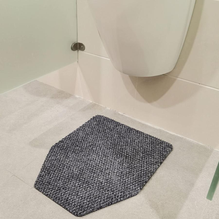 乐天商城 - 小便器マット（3枚組）、床の保護装置の吸水の小便器のマット、再使用可能な/洗濯できる非スリップの浴室の尿瓶の床の敷物