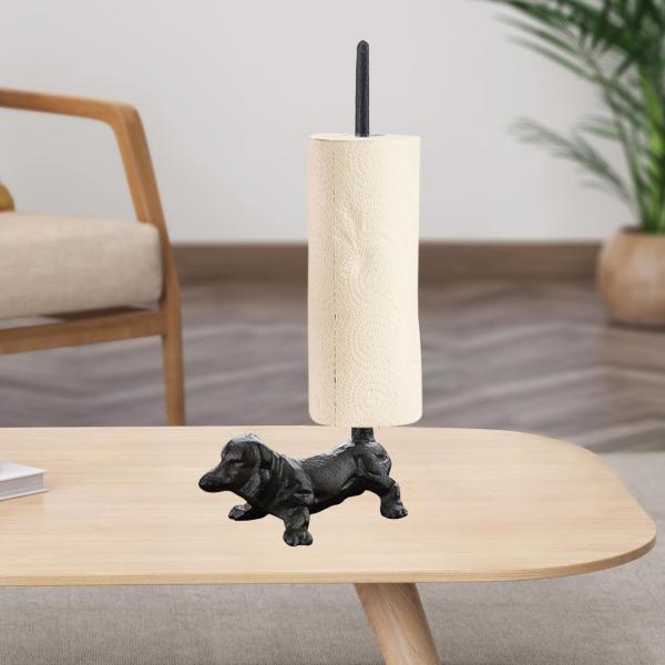 乐天商城 - 犬ペーパータオルホルダートイレットペーパースタンド手作り農家キッチンロールペーパーホルダーバスルームリビングルーム新築祝い
