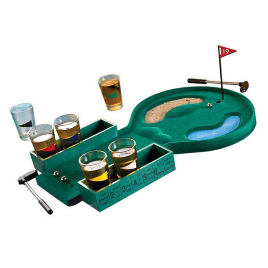 乐天商城 - 卓上ゴルフゲームセット 6カップ付き 対戦ゲーム 飲酒引き罰 宴会ゲーム?パーティーゲーム 盛り上がる 面白い パーティー小道具 テーブ