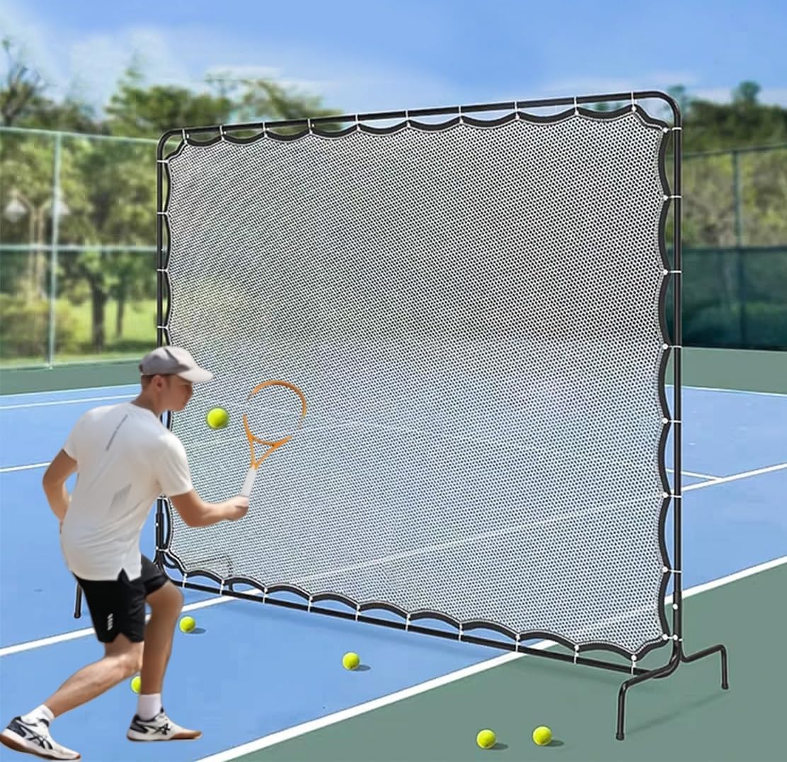 リバウンドネット テニス トレーニングネット 290*100*235.5cm 室内 屋外兼用 壁打ち テニス 練習用 コンパクト 簡単組み立て 持ち運び
