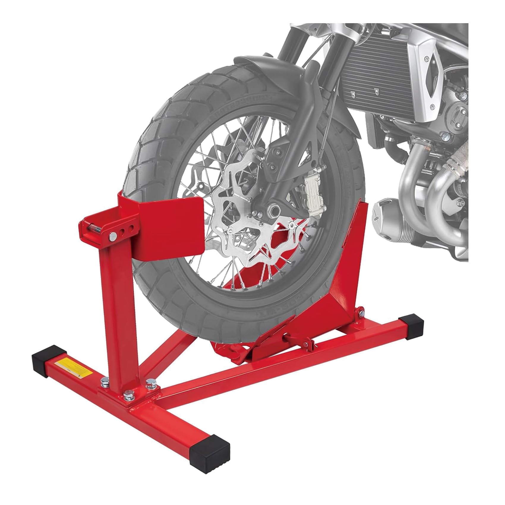フロントホイールクランプ バイクスタンド タイヤ固定スタンド 12～21インチ 耐荷...