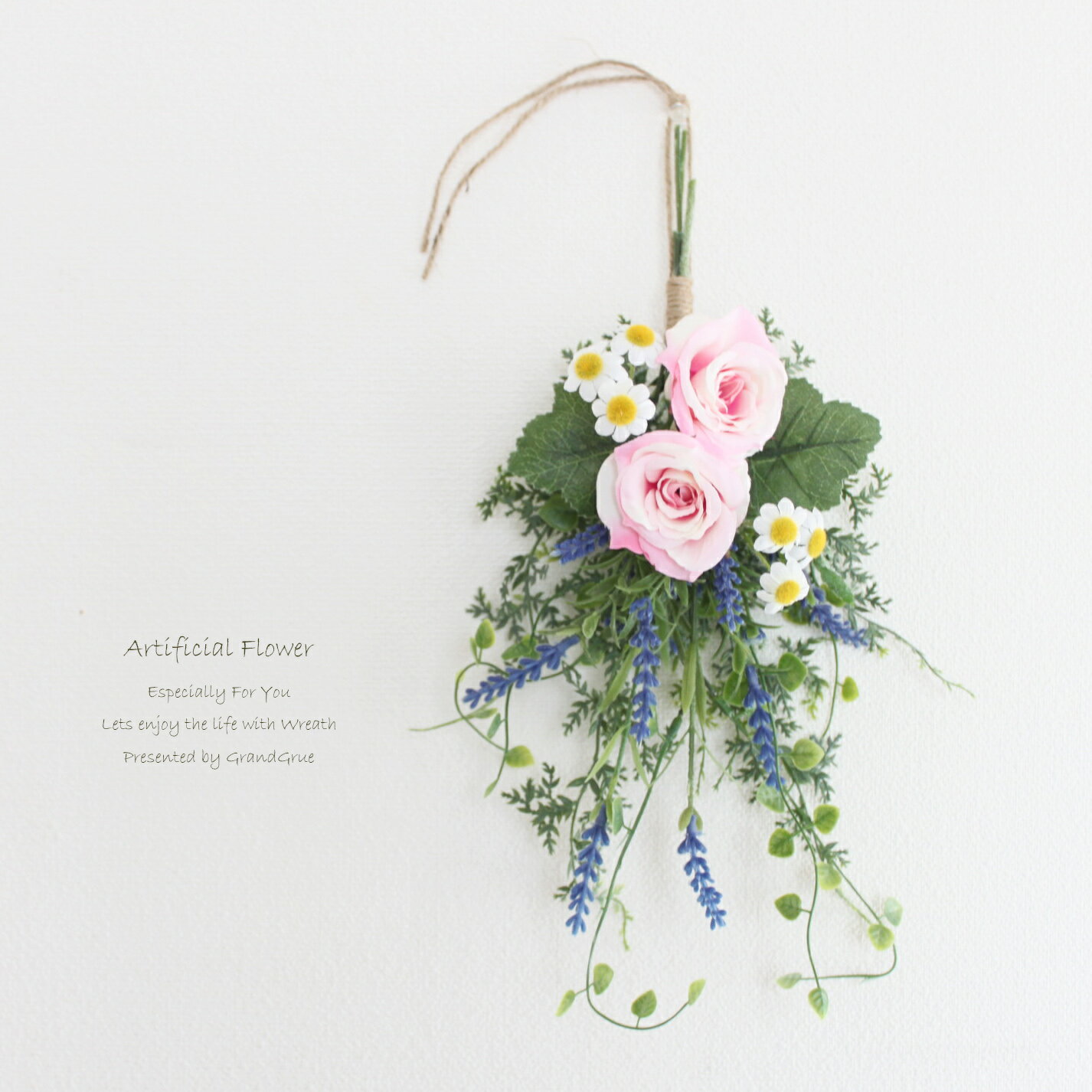 「送料無料」バラ＆ラベンダーミニタ...