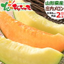 【予約】 山形県産 庄内砂丘メロン 赤肉・青肉セット (秀品/1玉 約1.5kg) 庄内 庄内メロン 砂丘メロン 青肉メロン 赤肉メロン 夏ギフト お中元 暑中...