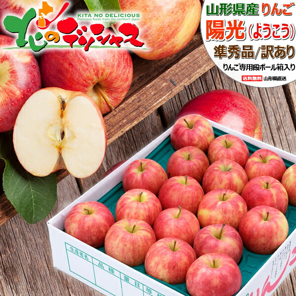 【出荷中】山形県産 ご家庭用 りんご 陽光 (準秀品or訳あり/常温品) 秋の味覚 ようこう 陽光 りんご リンゴ 林檎 5kg 10kg わけあり 訳あり 自宅用 家庭用 おうち用 食べ放題 人気 売れ筋 果物 フルーツ 山形県 東根市 産地直送 お取り寄せのサムネイル