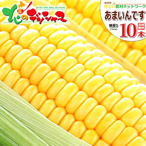 【楽天スーパーSALE】北海道産 南幌町 とうもろこし あまいんです 10本入り (黄色) 南幌町明るい農村ネットワーク 朝採り 生食 トウモロコシ スイートコーン とうきび ギフト 贈り物 野菜 ランキング1位 北海道 産地直送 送料無料 お取り寄せ