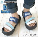 《1000円OFFクーポン》 リゲッタ カヌー メンズ サンダル 横浜 DeNAベイスターズ コラボ おしゃれ 疲れない 厚底 マジックテープ ベルト 歩きやす...