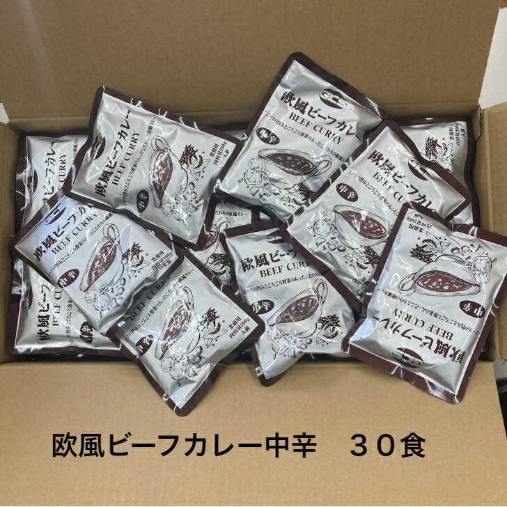 欧風ビーフカレー 中辛業務用 非常食 レトルト 大容量 便利