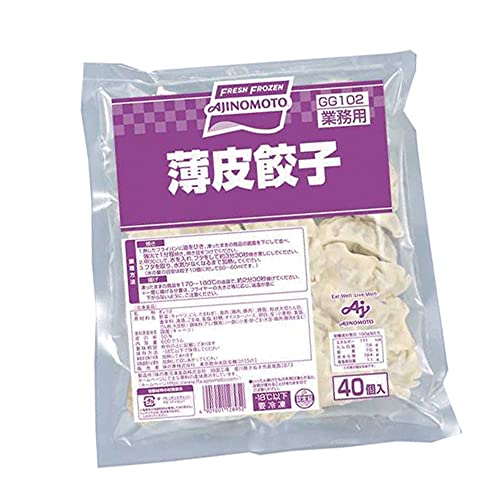 114495　味の素冷凍食品　　薄皮餃子　15Gx40個x12袋販売　1袋800円