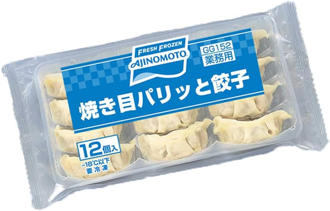 Gyoza （Raw） - 115963　味の素冷凍食品　焼き目パリッと餃子　20gx12個