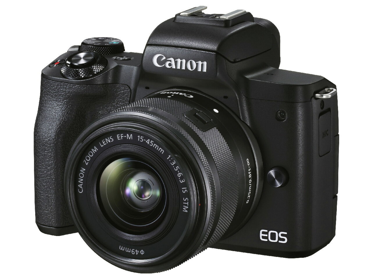 新品 Canon EOS Kiss M2 ダブルズームキット [ブラック] キヤノン