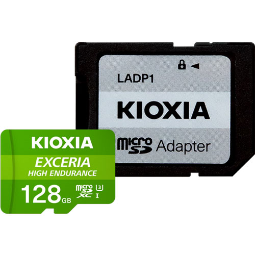◆商品名◆ ・KIOXIA EXCERIA HIGH ENDURANCE KEMU-A128G [128GB] （JANコード：4582563851245） ◆コンディション◆ ・新品未開封ですがパッケージに汚れがございますのでアウトレット品とさせて頂きます ◆付属品◆ ・新品に付属するものすべて ◆保証◆ ・メーカー保証内容に準ずる ◆送料◆ ・メール便・送料無料（日時指定不可） ◆注意◆ ・初期不良含め、故障や品質などのお問い合わせはメーカーサポートへ直接ご連絡ください、当店では対応致しかねます。 ・返品・交換はいかなる理由があっても一切致しませんので十分にご検討頂いた上でご購入をお願い致します。 ・故障に起因する付随的な損害については、一切保証致しません。 ・パッケージに保管時の擦れや傷みがある場合がございます。 ★特徴★ ・microSDXCメモリーカード