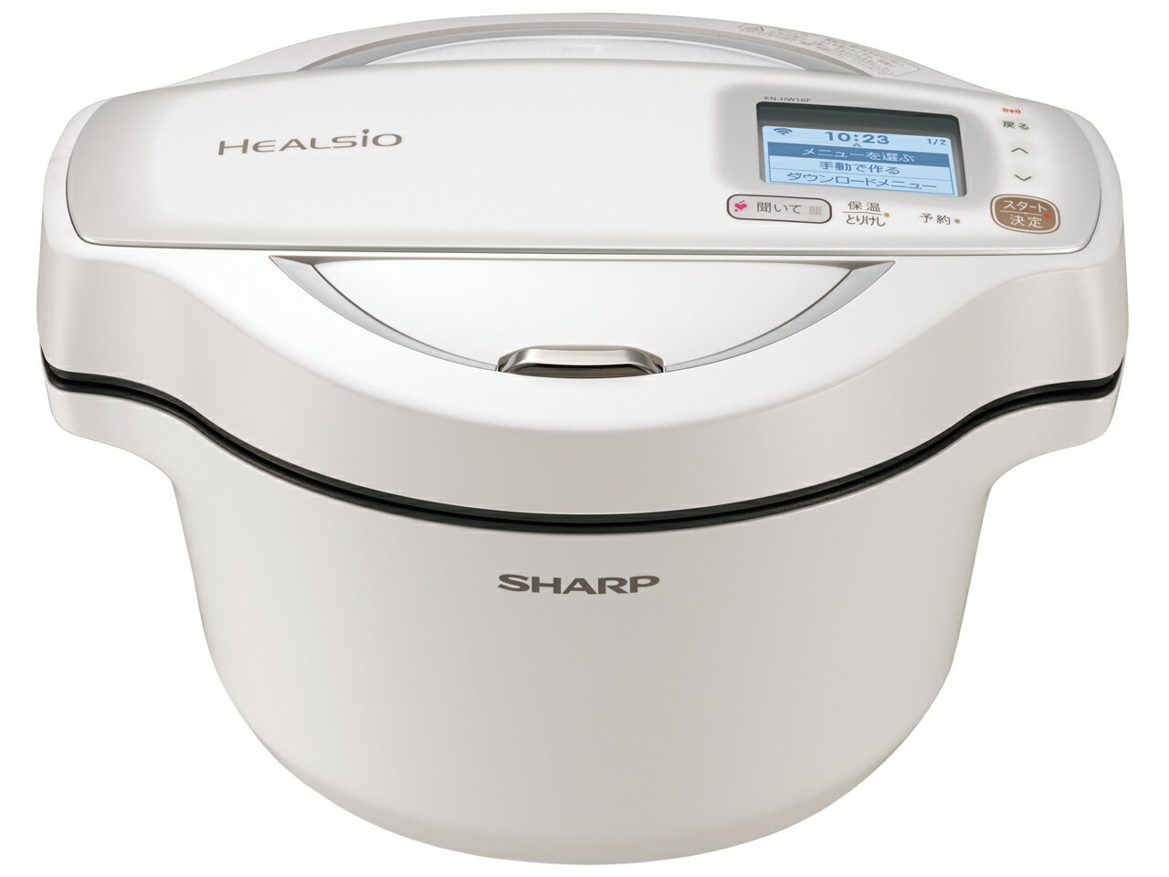 展示品 SHARP ヘルシオ ホットクック KN-HW16F-W [ホワイト系]