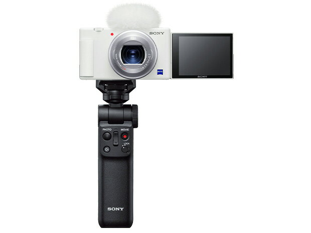 新品 SONY VLOGCAM ZV-1G シューティンググリップキット (W) [ホワイト]