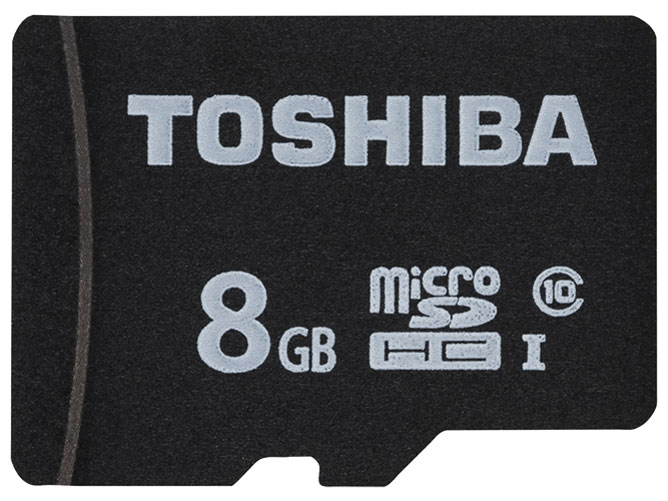 新品 TOSHIBA MSDAR40N08G 8GB microSDカード 東芝