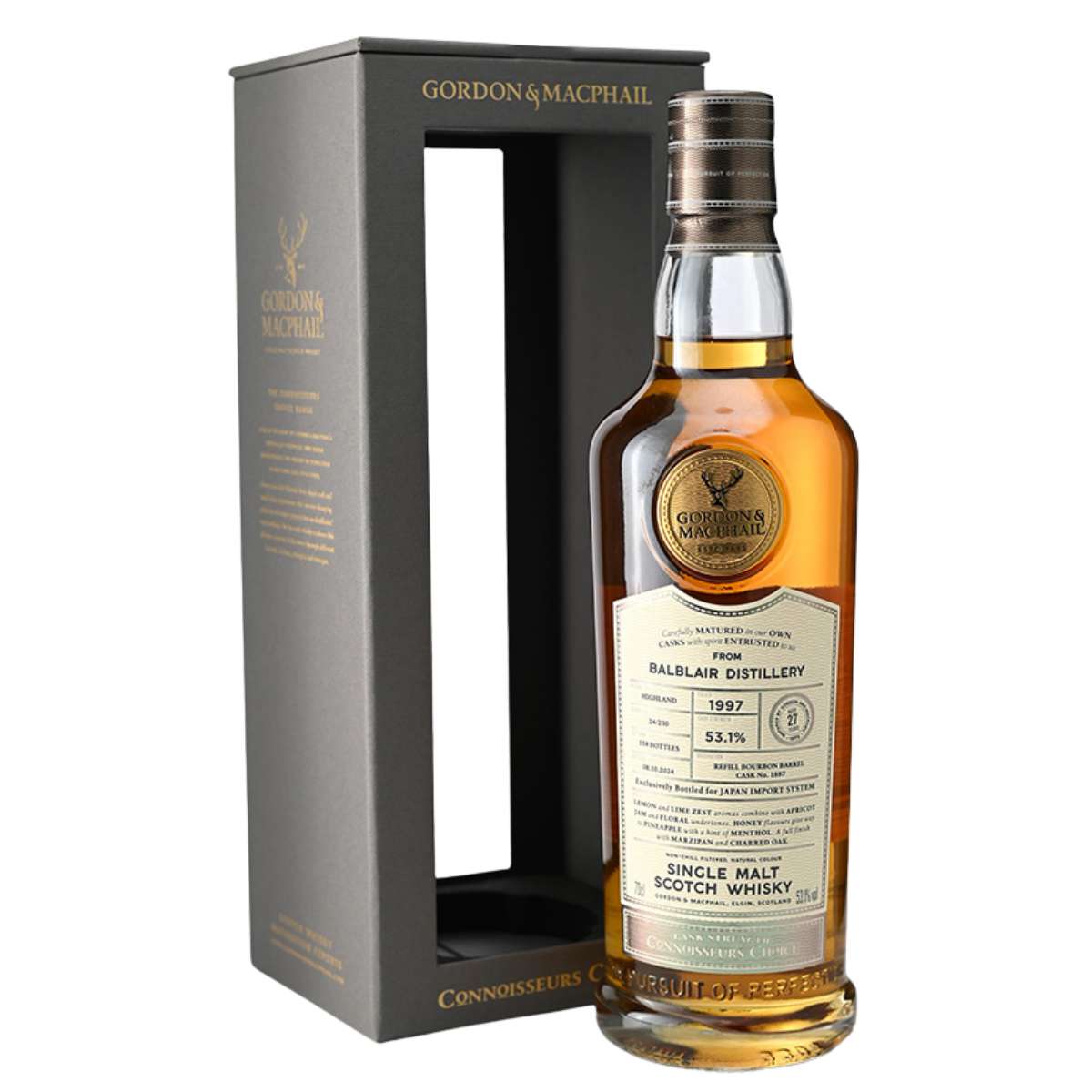 ゴードン＆マクファイル コニサーズチョイス バルブレア 27年 カスクストレングス FOR JIS