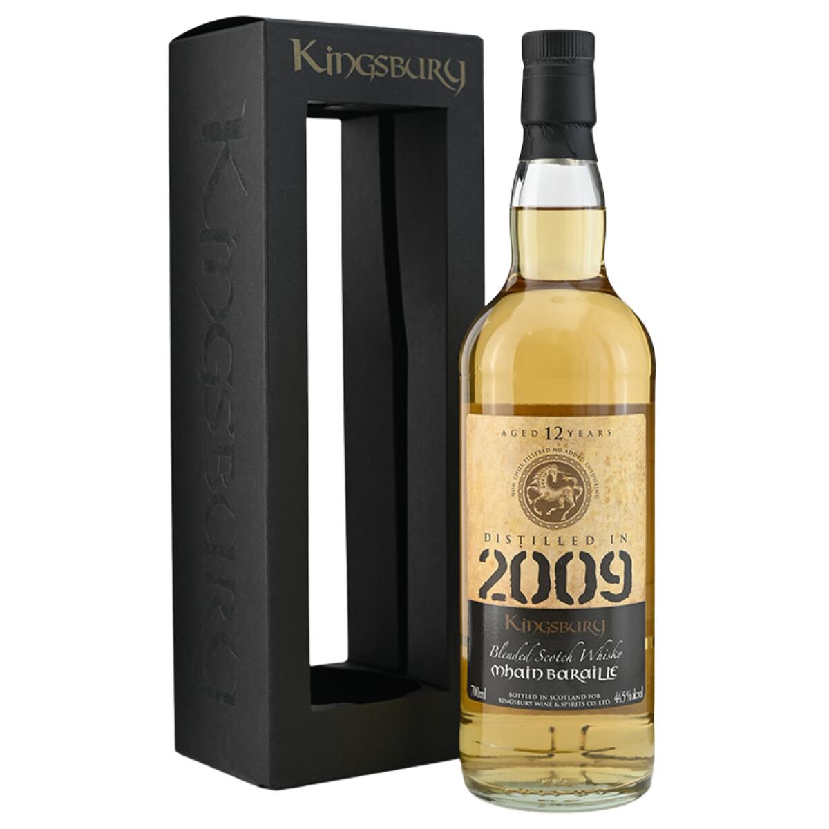 キングスバリー社 カスクストレングス GOLD メインバライル 2009 12年