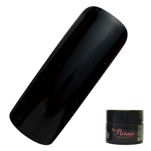 Miss Mirage ミスミラージュ ソークオフジェル M2S 2.5g マットブラック 【ネコポス対応】 ネイル用品の専門店