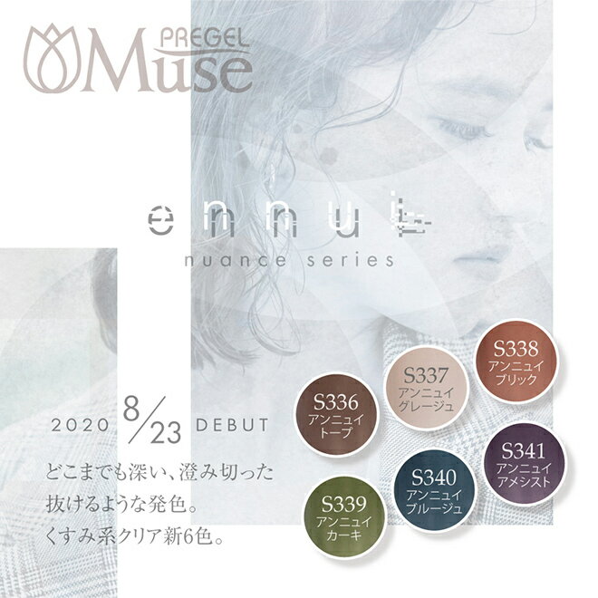 PREGEL Muse プリジェルミューズ カラージェル PGU-S338 アンニュイブリック 3g 【定形外郵便】 3