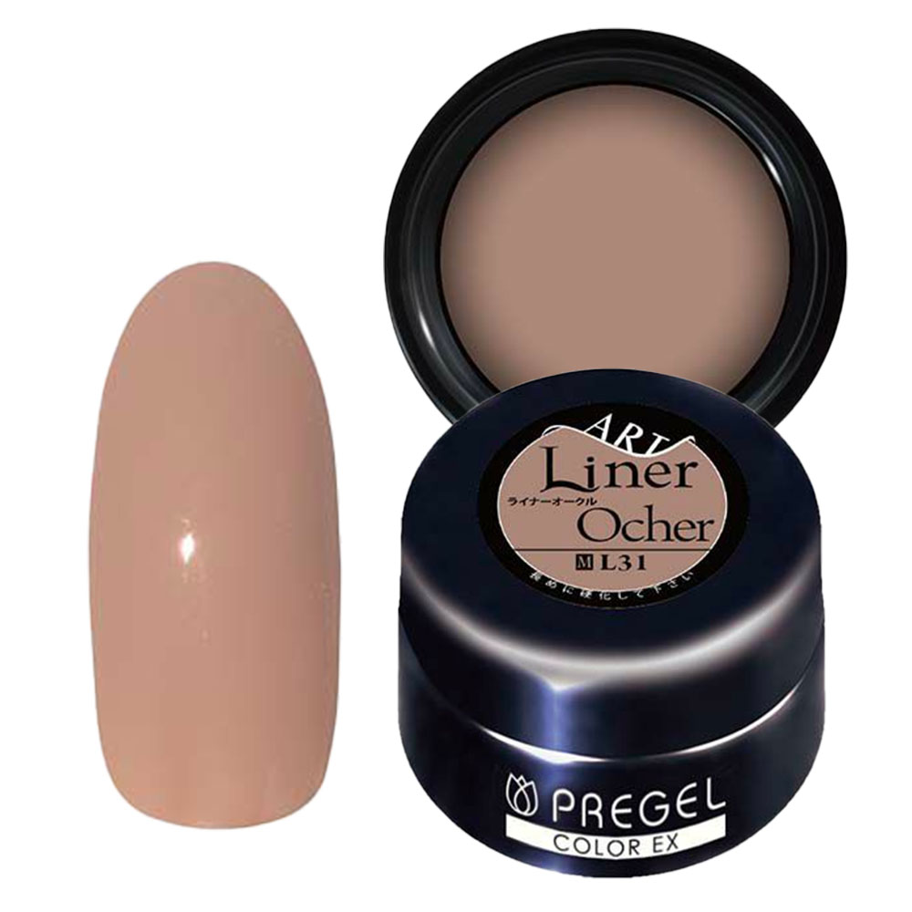 PREGEL プリジェル カラーEx ジェルネイル カラージェル 3g PG-CEL31 ライナーオークル【定形外郵便】