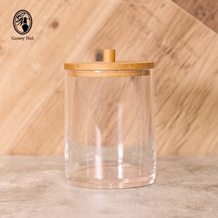 SHAREYDVA シャレドワ コットンケースS 7cm Wood tool collection ウッド調 収納アイテム ネイルツール..