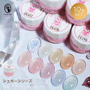 【8/29(金)11:59まで5%オフクーポン配布中!】【ブラシ1本プレゼント】リリージェル Lily gel カラージェル シュガーシリーズ 10色セット S...