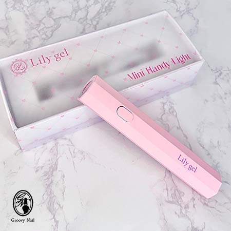 リリージェル Lily gel ミニハンディライト UV/LEDライト 3W 充電式 コードレス タイマー付 ペン型 軽..