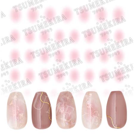 TSUMEKIRA ツメキラ ネイルシール いっちょこ先生 プロデュース チークネイル コットンキャンディ ネイルアート用品【ネコポス対応】 TSUMEKIRA ツメキラ ネイルシール いっちょこ先生 プロデュース チークネイル コットンキャンディ ネイルアート用品【ネコポス対応】
