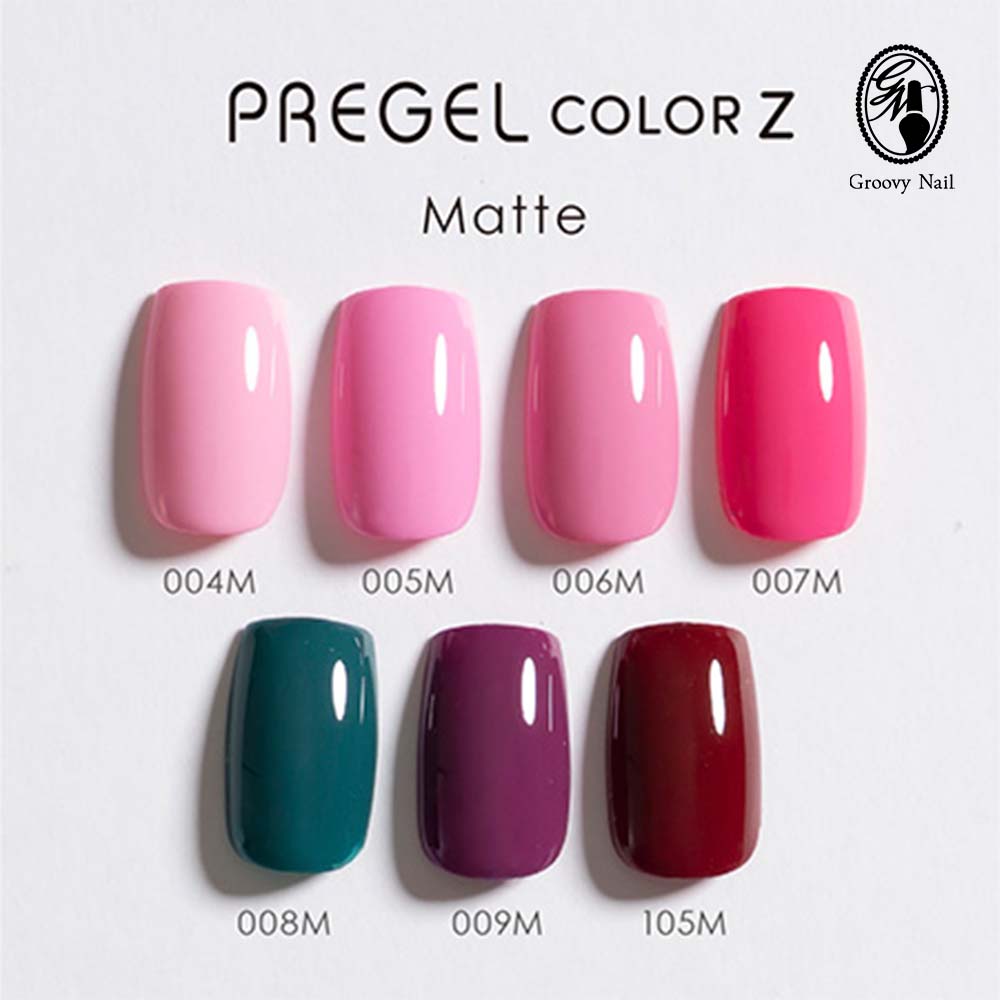 PREGEL プリジェル カラーZ マットカラー PZ-004M〜009M 全7色 3g ジェルネイル カラージェル マットカラー【ネコポス対応】