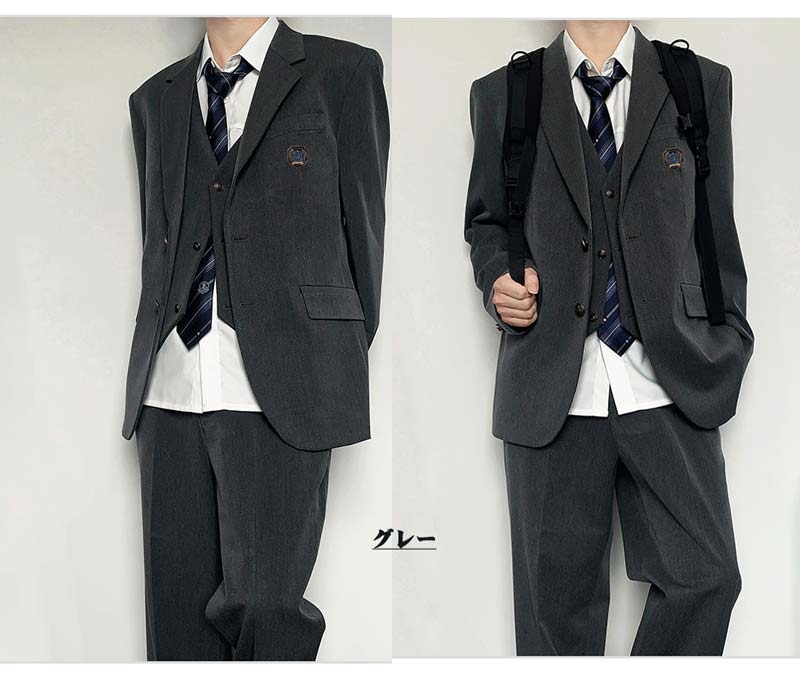 男子高生 男の子スーツ 上下セット 卒業式 入学式 ブレザー スクール制服 長袖 男子高校生 制服 学生服 男子中学生 学生服 大きいサイズ スクール 文化祭 入学式 卒業式 高校生 入学 学生服 学生制服 S M L XL XXL 3XL 4XL