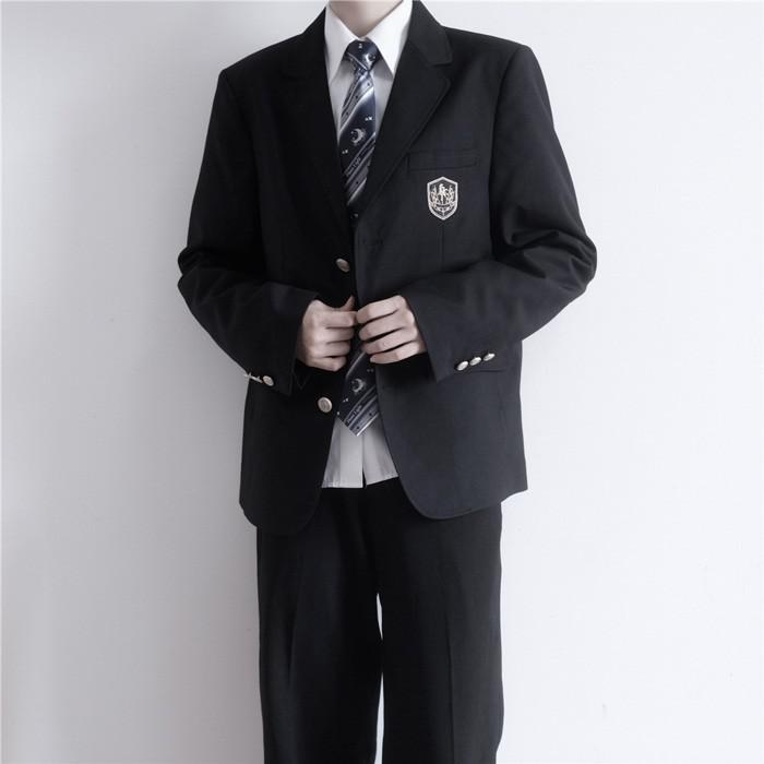 男子高生 男の子スーツ 上下セット 卒業式 入学式 ブレザー スクール制服 スーツジャケット 長袖 ブラック 男子高校生 制服 学生服 フォーマル 男子中学生 学生服 大きいサイズ スクール 文化祭 入学式 卒業式 高校生 入学 学生服 学生制服 S M L XL