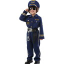 警察官 子供 ハロウィン仮装衣装 子供衣装 COSPLAY コスプレコスチューム フルセット幼稚園 演出服 男の子 キッズ ポリス 制服 仮装 テーマパーティー 6点セット