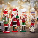 置物 人形 祝日 手作り 工芸品 クリスマス くるみ割り人形 35cm 洋風 部屋 雑貨 逸品 サンタクロース キャンディーマン 新築祝い 装飾 結婚式 子供 誕生日プレゼント おもちゃ