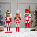 くるみ割り人形 置物 木製 人形 祝日 手作り 25cm 工芸品 洋風 nutcracker 部屋 雑貨 逸品 結婚式 クリスマス 新築祝い 装飾 子供 誕生日...