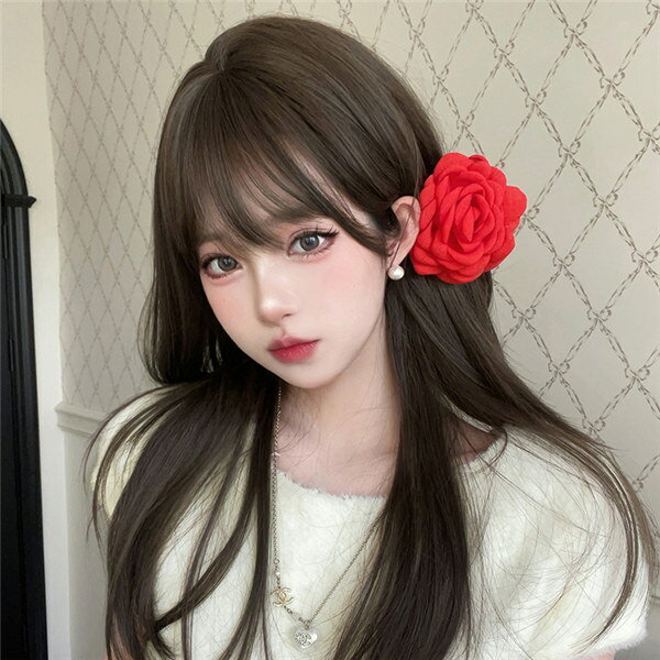 ウィッグ レディース フルウィッグ メッシュ ぱっつん前髪 前髪あり 可愛い かわいい 大人用 コスプレ ロリータ ゴスロリ コスチューム 原宿風 仮装 超自然 かつら wig Lolita 小顔 文化祭 イベント 学園祭