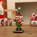 クリスマス 人形 雪だるま サンタクロース 人形 くるみ割り人形 木製 手作り おもちゃ ハンドメイド 置物 置き物 インテリアオブジェ 北欧雑貨 贈り物 ハロウィン かわいい 洋風 誕生日 キッズ 子供部屋装飾 ja022m3m3jc