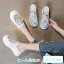 ★250円OFFクーポン配布中★スニーカー サンダル レディース 厚底 通気性 透け感 メッシュ シースルー つっかけ フラット インヒール かかとなし 脱ぎや...