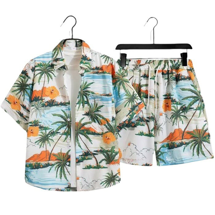 キッズ衣装 通販Gパークのアロハシャツ メンズ レディース 半袖 派手 柄シャツ ボタニカル柄 ハイビスカス リゾートシャツ 夏服 大きいサイズ ハワイ風 カジュアル シャツ アロハ ペアルック ストリート 男女兼用 お揃い シンプル ハワイアン M-5L｜アングル3