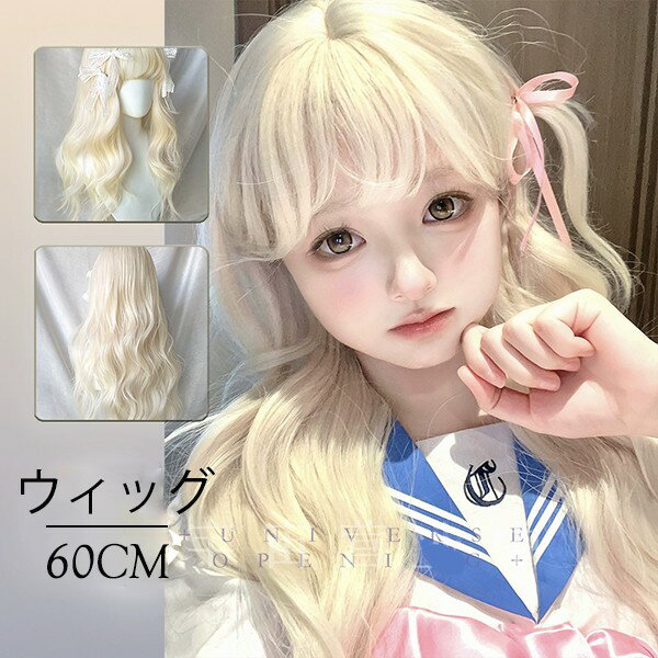 フルウィッグ レディース 前髪あり 原宿風 かつら ぱっつん前髪 コスプレ 可愛い コスチューム 仮装 大人用 文化祭 イベント 学園祭 文化祭 学芸会 舞台 ...