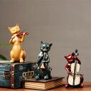 猫 手作り おもちゃ ハンドメイド 置物 置き物 北欧 雑貨 3点セット アクリル製 アンティーク ドイツ 猫 洋風 インテリアオブジェ 新築祝い 結婚式 子供 誕生日 プレゼント 贈り物 レトロ かわいい クリスマス ハロウィン