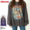 グレムリン GREMLINS ギズモ スウェット レディース メンズ おしゃれ かわいい 長袖 長そで トレーナー ビッグシルエット ポスター 映画